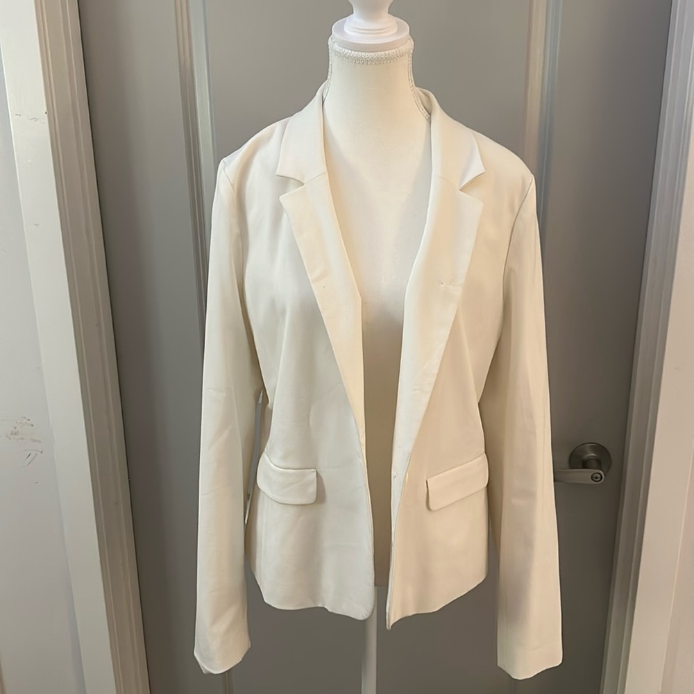 Frenchi Cream Blazer Jacket XL